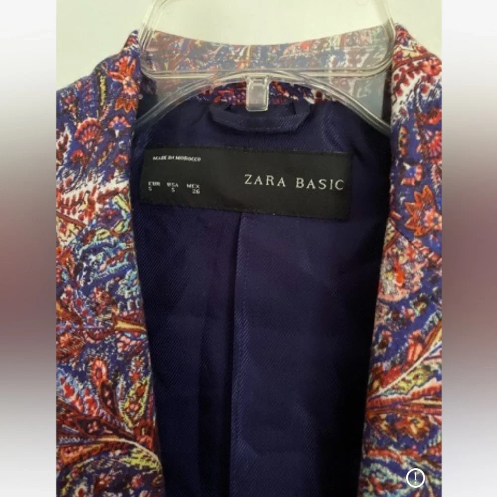 Zara paisley print blazer - Picture 3 of 4